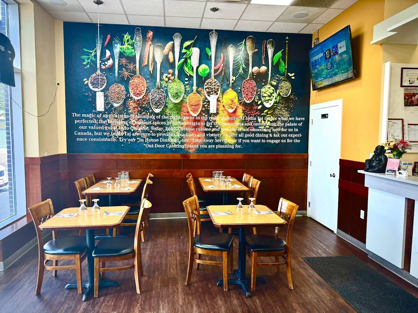 Best Indian restaurant India Taj Indo-Chinese Cuisine in Sherwood Park, AB