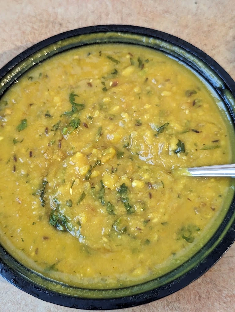 Delicious Curry Lentil dish at India Taj Indo-Chinese Cuisine in Sherwood Park, AB